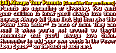 (36) Always Your Parents (Consider